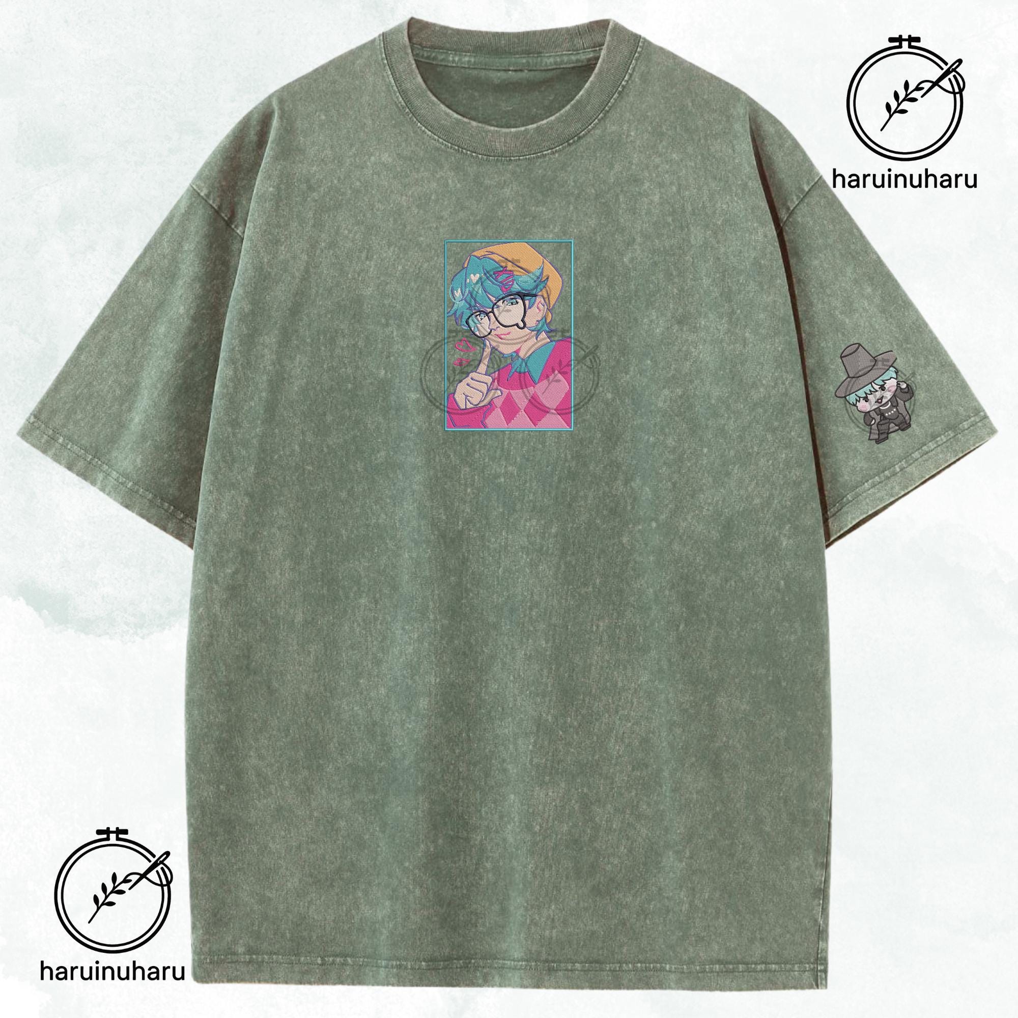 Embroidered KPOP Band Saja Boys Washed TShirt Baby – Demon Hunter Design