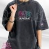 Huntrix Embroidered Washed Shirt, Mira Rumi Zoey Tee