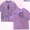 Yoriichi – Embroidered Demon Slayer Washed Shirt Sun Breathing: Fifth Form Solar Heat Haze Gifts