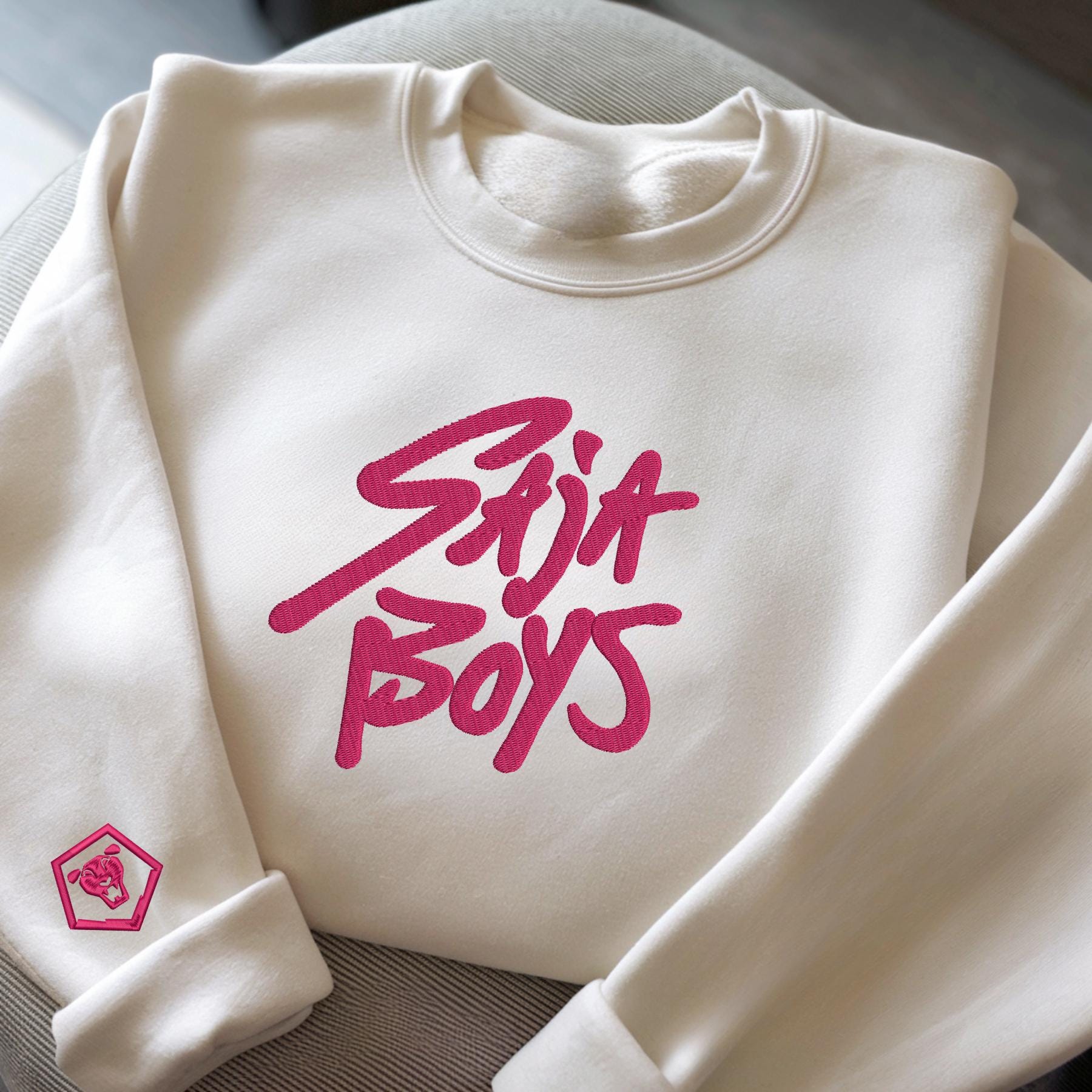 KPOP Band Saja Boys Embroidered Sweatshirt Demon Hunter Fan Shirt
