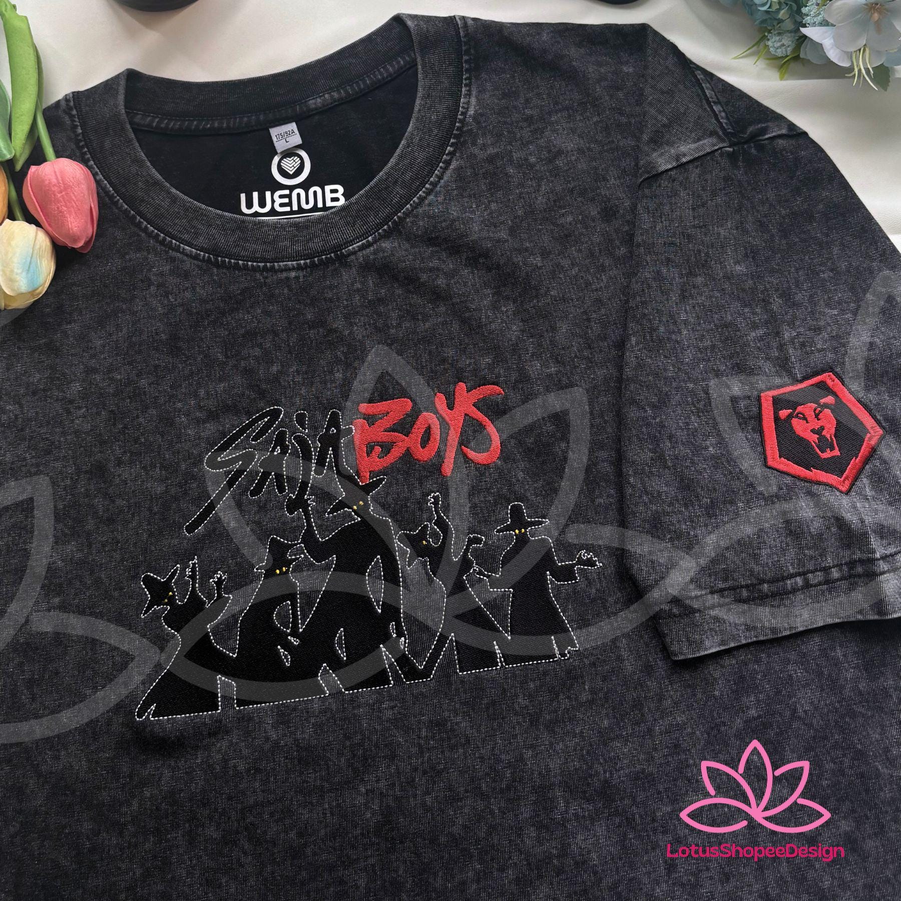 Embroidered Demon Hunter Jinu Shirt SajaBoys Your Idol Tee