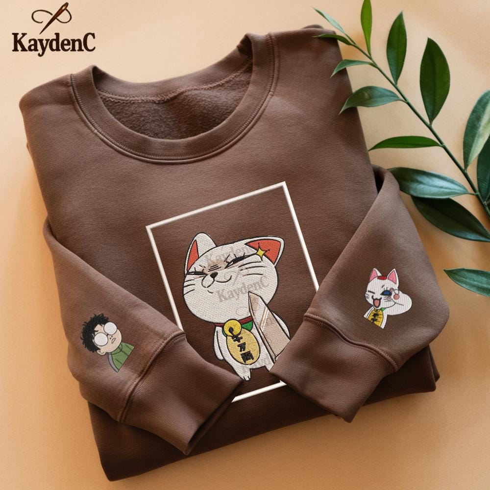 Embroidered Dandadan Sweatshirt Alien And Ghost Hoodie Seiko Turbo Grandny Design