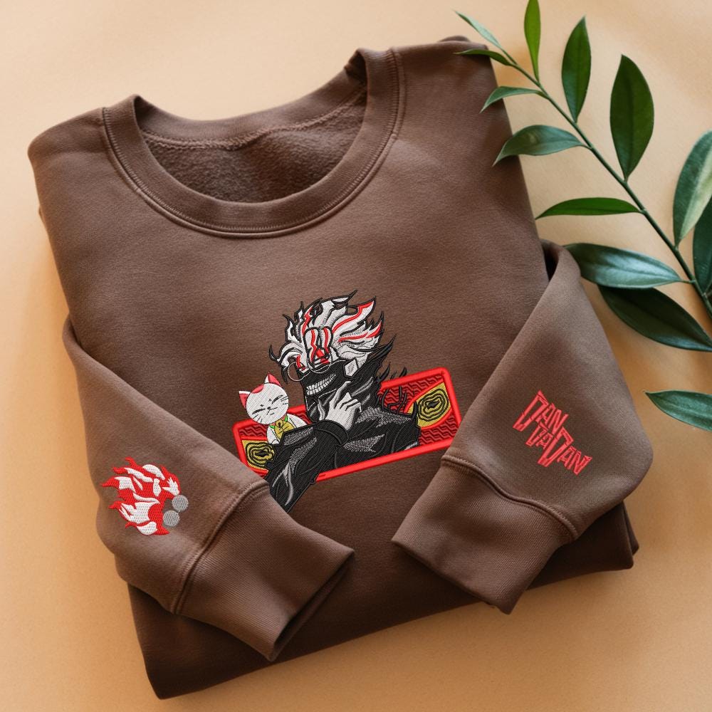 Okarun – Embroidered Dandadan Sweatshirt Alien And Ghost Seiko Turbo Grandny Gifts