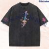Obanai – Embroidered Demon Slayer Washed Shirt Snake Breathing: First Form Serpent Slash Design