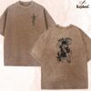 Toji Fushiguro – Embroidered Jujutsu Kaisen Washed Shirt Tenyo Jubaku Design