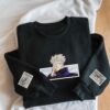 Gojo Satoru – Embroidered Jujutsu Kaisen Sweatshirt Limitless Cursed Technique-Inspired Sweater