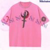 Zenitsu Vs Kaigaku – Embroidered Demon Slayer Washed Shirt God Of Fire And Thunder Design