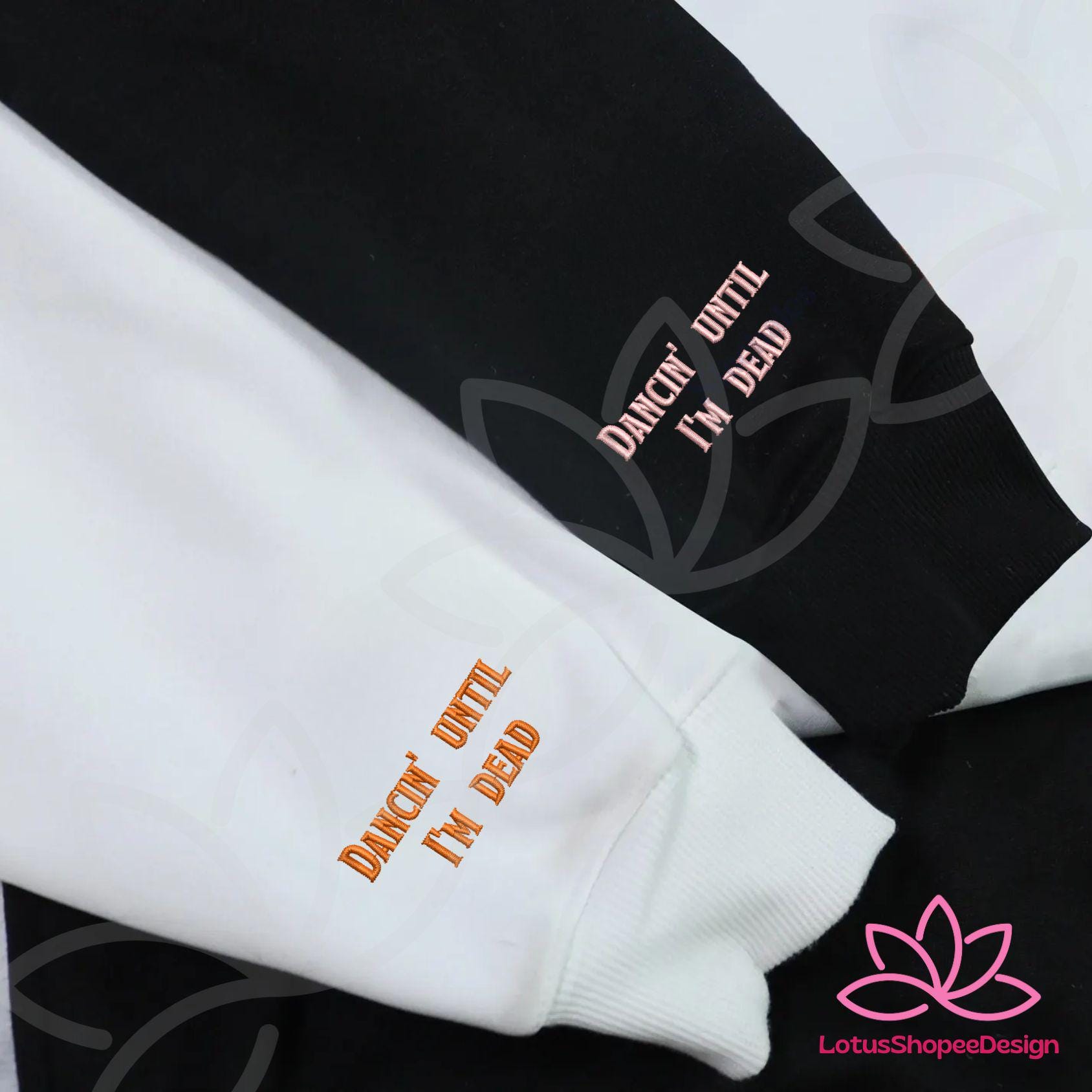 Custom Wedsday Party Halloween Embroidered Sweatshirt Persionalized Characters Shirt Custom Wedsday Party Halloween Embroidered Sweatshirt Persionalized Characters Shirt