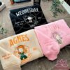 Cute Wedsday Swapped Halloween Embroidered Sweatshirt Characters