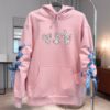 Embroidery Eve PKM Ribbon Sweatshirt Evolution Daisy Flower Anime Hoodie Trendy Coquette Bow Gift For Fan