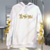 Embroidery Vaporon PKM Ribbon Sweatshirt Eve Water Bubble Jet Anime Hoodie Trendy Coquette Bow Gift For Fan