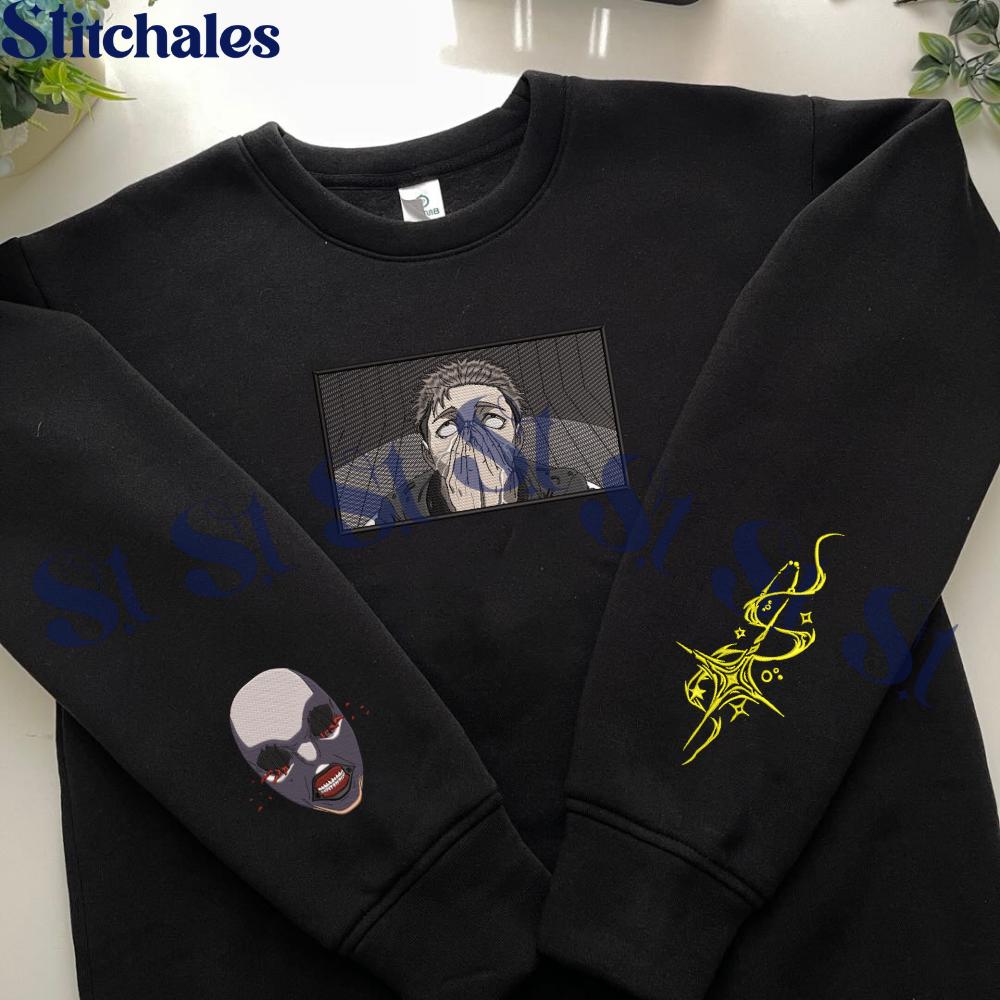 Embroidered Anime Sweatshirt: Deadly Sentencing – Executioner’s Sword Hoodie Gifts For JJK Lovers