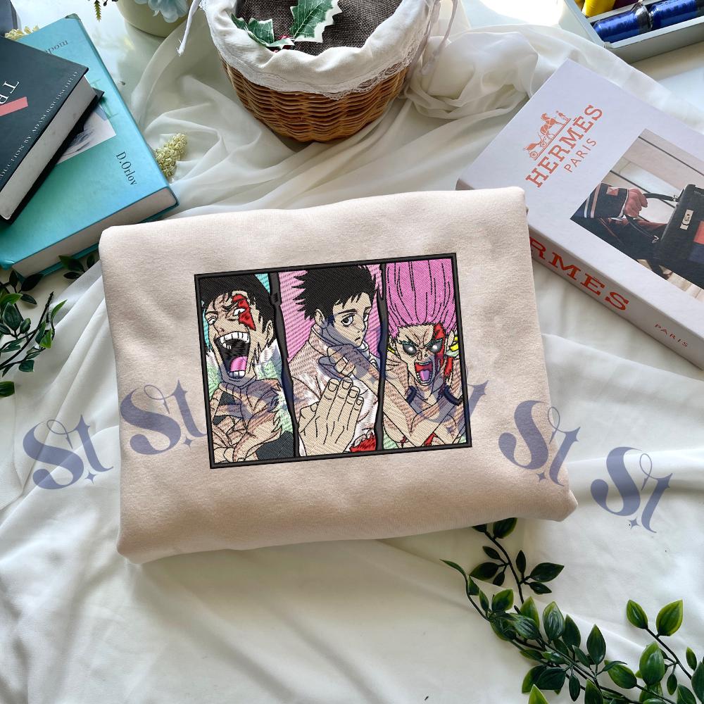 Embroidered Anime Sweatshirt: Culling Game – Sendai Colony Hoodie Gifts For JJK Lovers