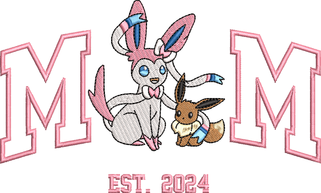 Pokemon Embroidery File