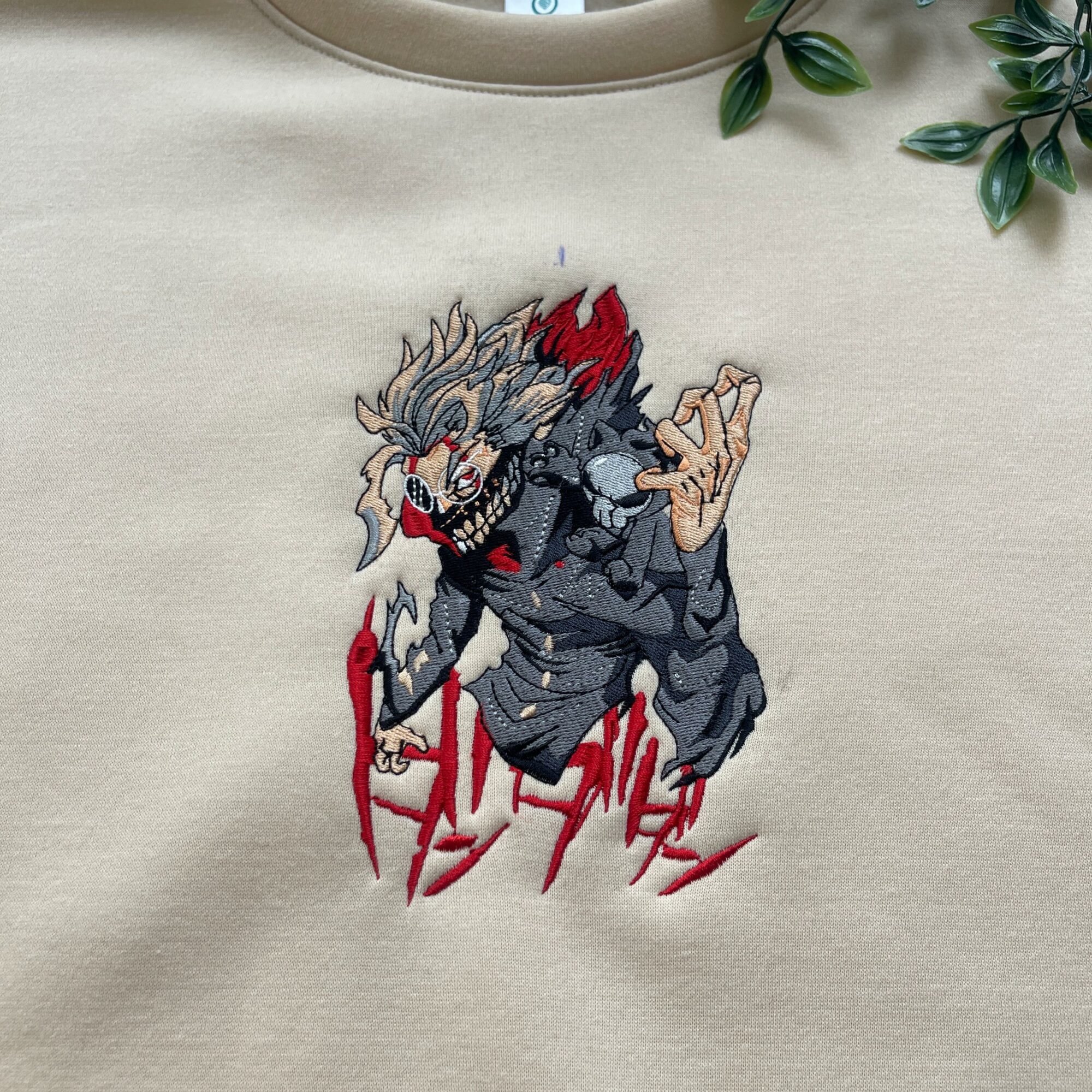 Embroidered Anime Sweatshirt: Turbo Grandny Alien Ghost Design