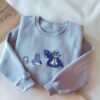 Personalized Poke Birthday Embroidered Sweatshirt Family Matching Shirt Custom Name And Age Pkm Gift For PKM Fan