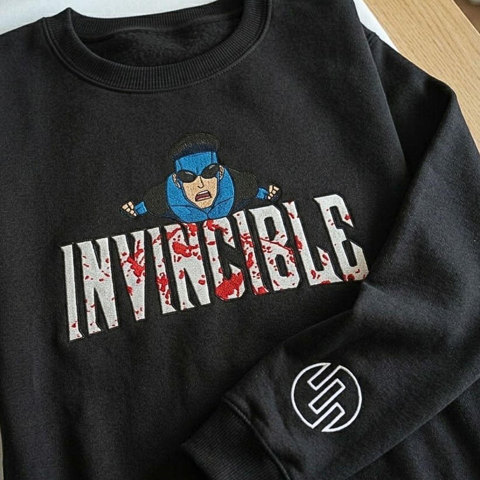 Invincble Mark Grason Comic Embroidered Sweatshirt Studio Hero Movie Shirt Fan Gift Book