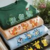 Embroidery Custom PKM Sweatshirt Poke Character Anime Lover Gift For Fans