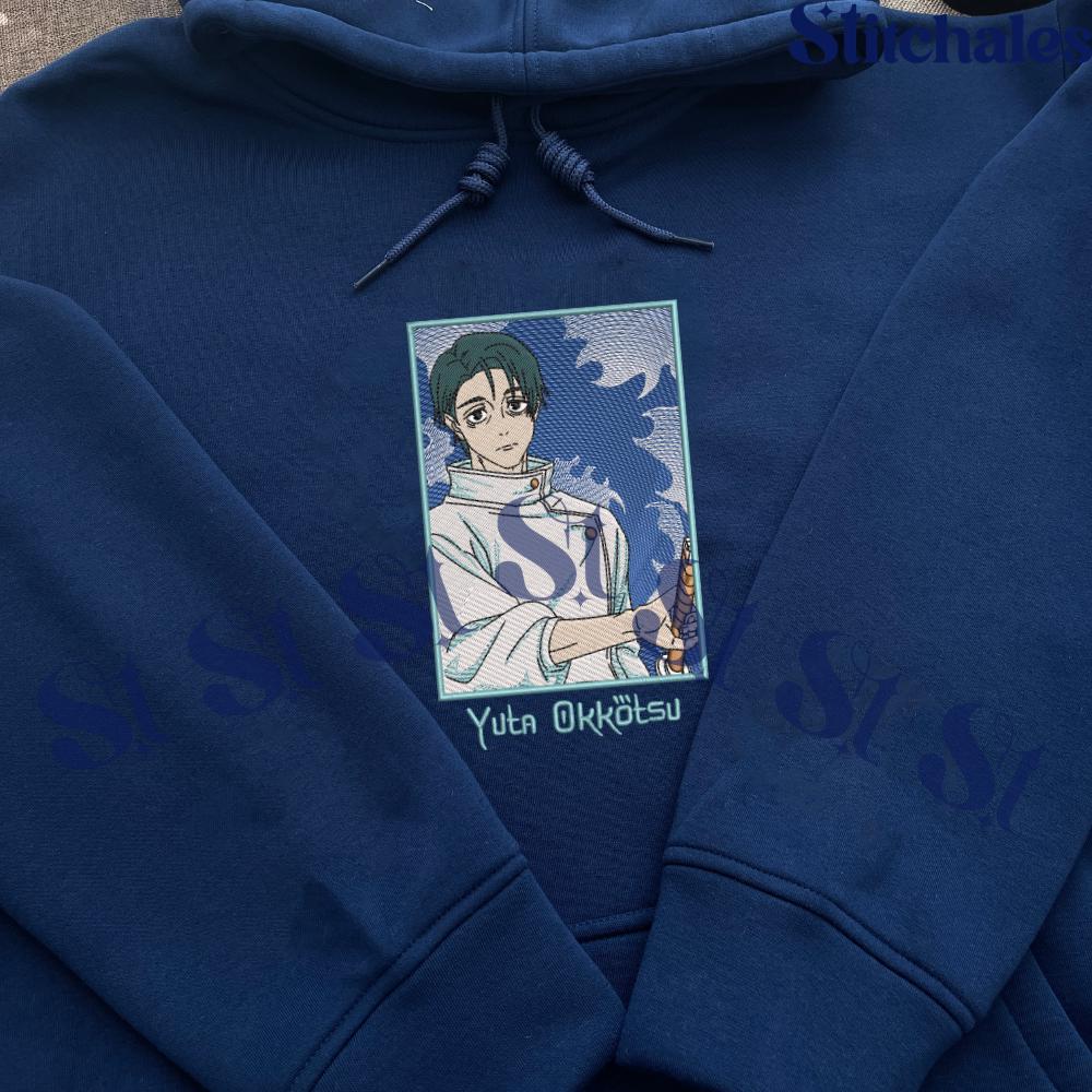 Embroidered Anime Sweatshirt: Culling Game – Sendai Colony Hoodie Gifts For JJK Lovers Embroidered Anime Sweatshirt: Culling Game – Sendai Colony Hoodie Gifts For JJK Lovers