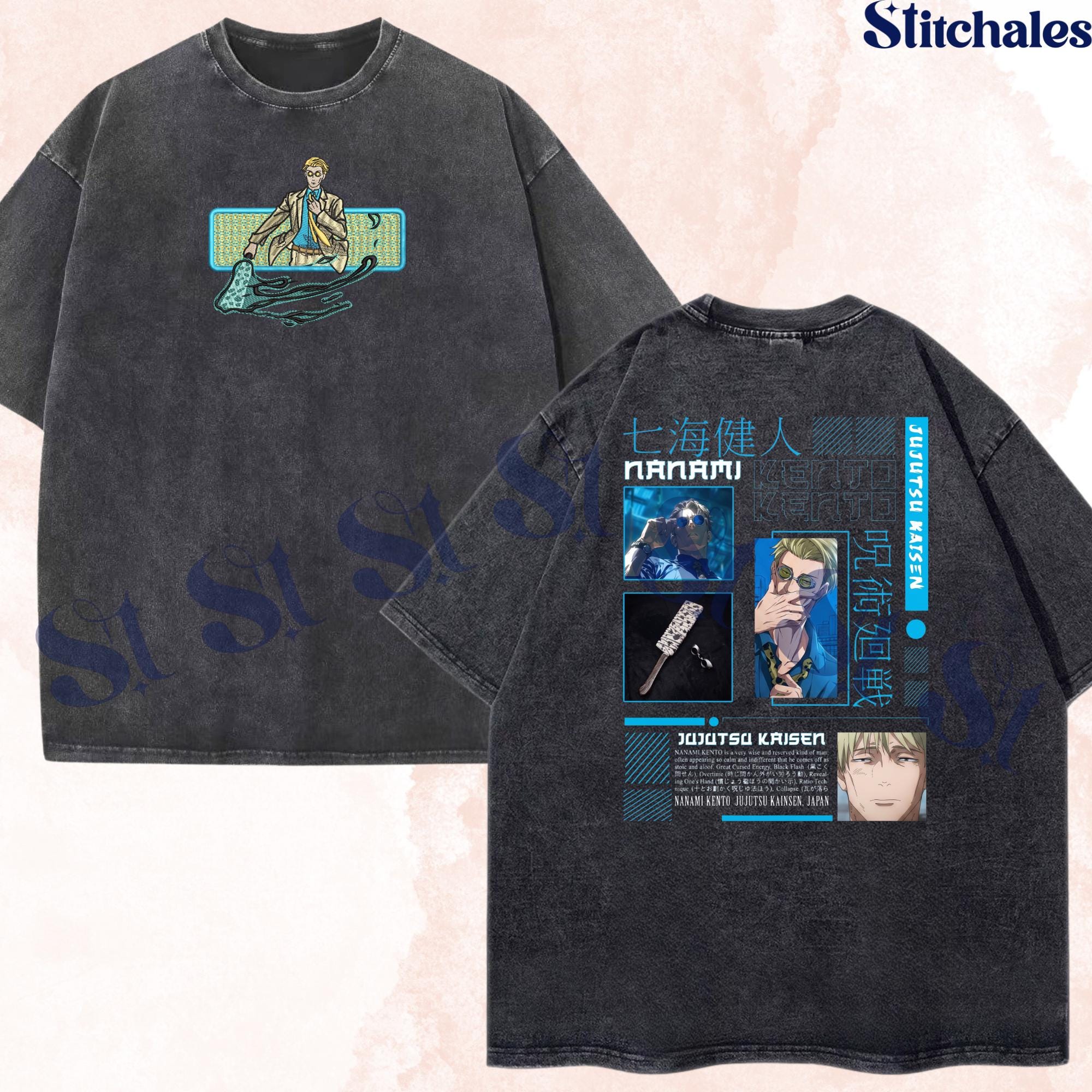 The Ten Lines Mantra Printing Mix Embroidery Anime Sweatshirt, Sorcery Battle Design