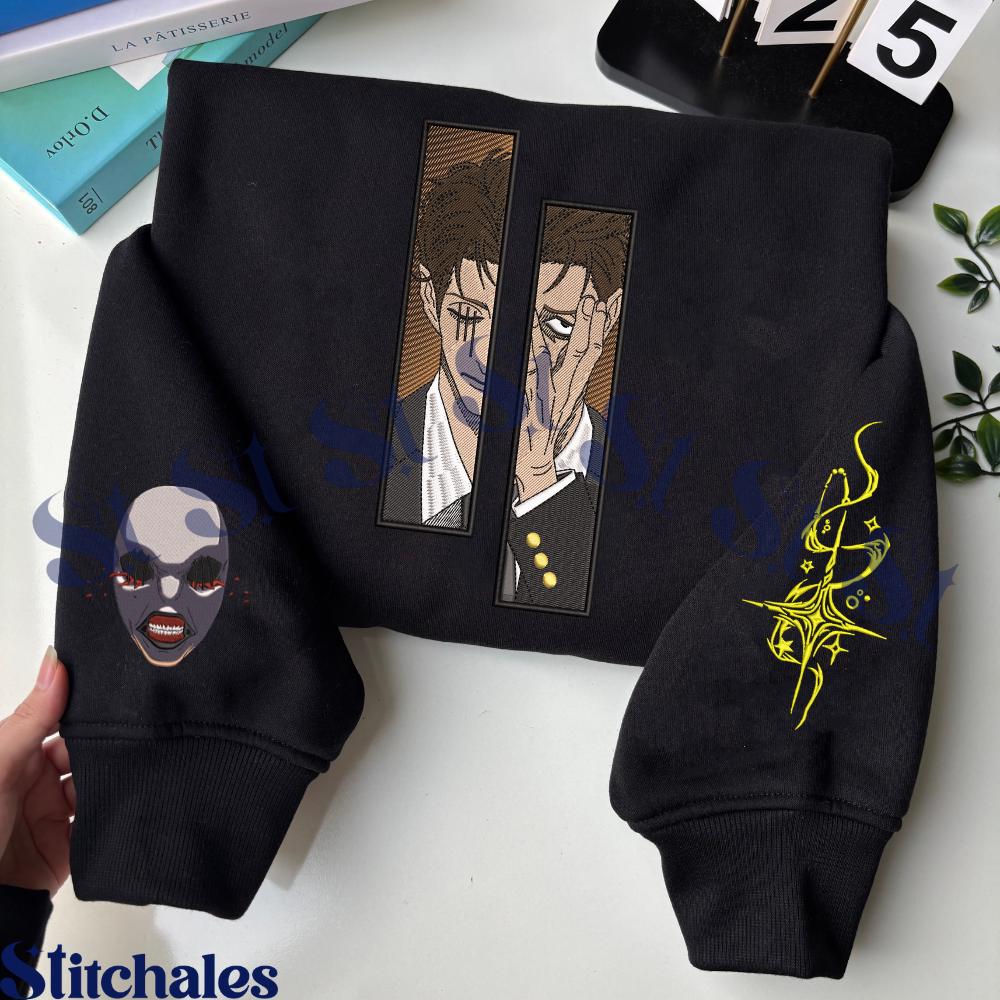 Embroidered Anime Sweatshirt: Deadly Sentencing – Executioner’s Sword Hoodie Gifts For JJK Lovers Embroidered Anime Sweatshirt: Deadly Sentencing – Executioner’s Sword Hoodie Gifts For JJK Lovers