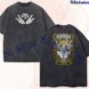 Sword Of Exorcism Print And Embroidered Anime Washed Shirt Ten Shadows Design Gifts For JJK Lovers