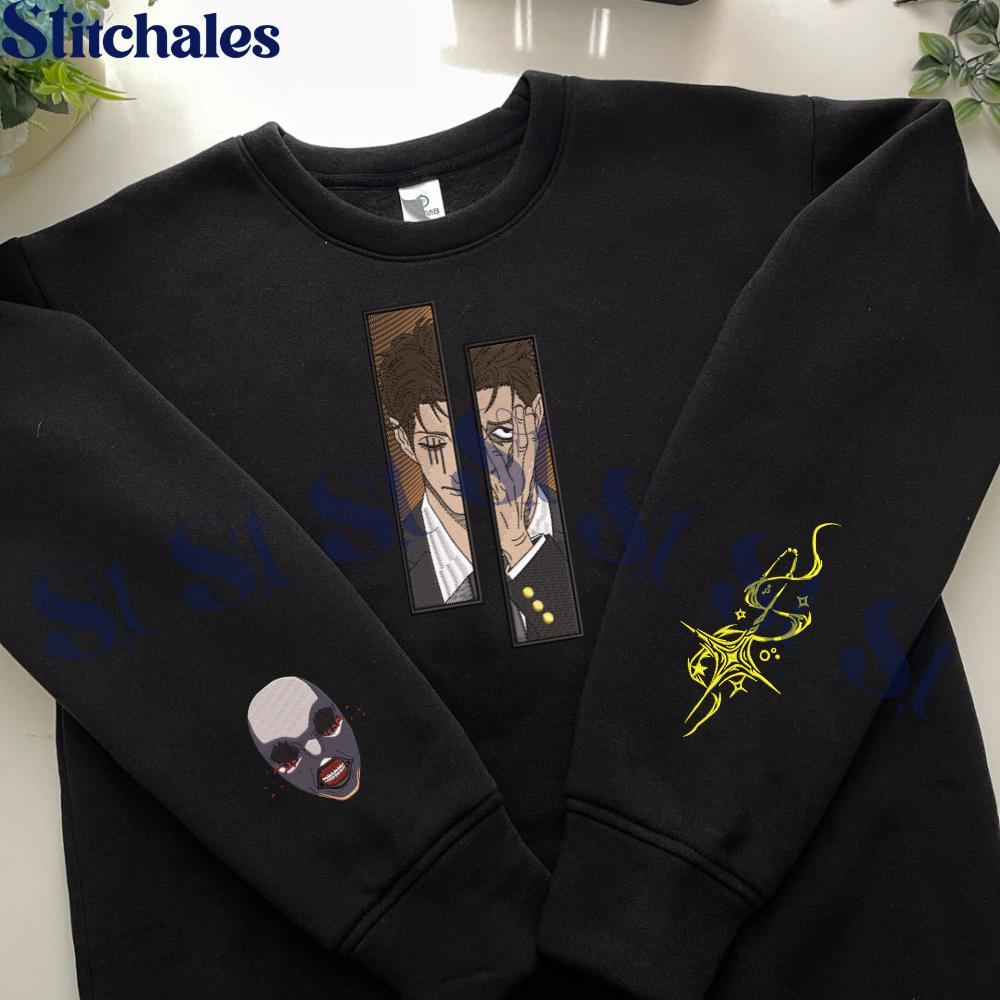 Embroidered Anime Sweatshirt: Deadly Sentencing – Executioner’s Sword Hoodie Gifts For JJK Lovers Embroidered Anime Sweatshirt: Deadly Sentencing – Executioner’s Sword Hoodie Gifts For JJK Lovers