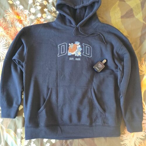Custom PokaDad Embroidered Shirt Persionalized Anime Characters Sweatshirt Father's Day Gift Birthday For Dad Pocket Beast photo review