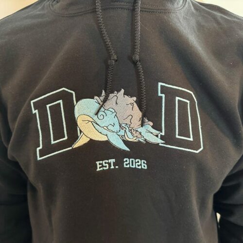 Custom PokaDad Embroidered Shirt Persionalized Anime Characters Sweatshirt Father's Day Gift Birthday For Dad Pocket Beast photo review