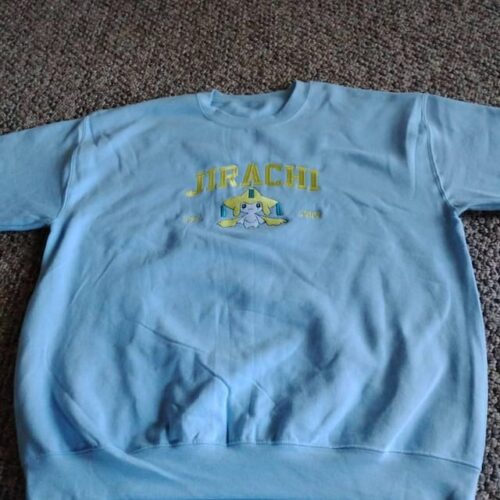 Embroidery Custom PKM Sweatshirt Name And Year University Shirt Organic Cotton Anime Lover Gift photo review