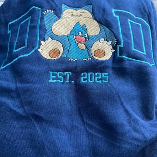 Custom PokaDad Embroidered Shirt Persionalized Anime Characters Sweatshirt Father's Day Gift Birthday For Dad Pocket Beast photo review