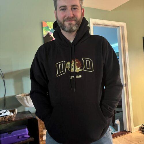 Custom PokaDad Embroidered Shirt Persionalized Anime Characters Sweatshirt Father's Day Gift Birthday For Dad Pocket Beast photo review