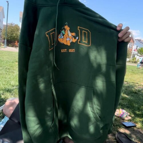 Custom PokaDad Embroidered Shirt Persionalized Anime Characters Sweatshirt Father's Day Gift Birthday For Dad Pocket Beast photo review