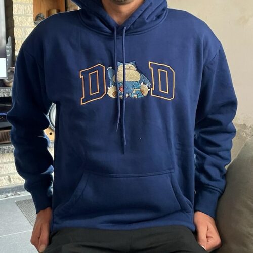Custom PokaDad Embroidered Shirt Persionalized Anime Characters Sweatshirt Father's Day Gift Birthday For Dad Pocket Beast photo review