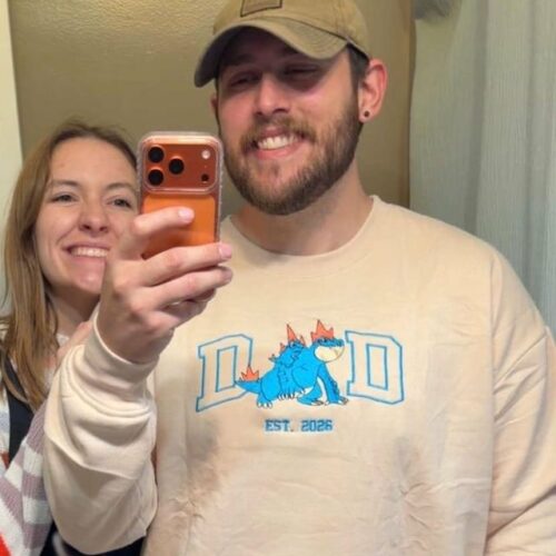 Custom PokaDad Embroidered Shirt Persionalized Anime Characters Sweatshirt Father's Day Gift Birthday For Dad Pocket Beast photo review