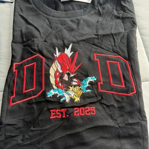 Custom PokaDad Embroidered Shirt Persionalized Anime Characters Sweatshirt Father's Day Gift Birthday For Dad Pocket Beast photo review