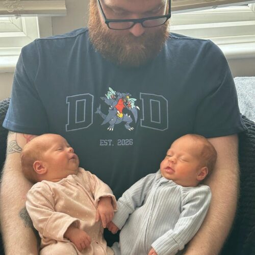 Custom PokaDad Embroidered Shirt Persionalized Anime Characters Sweatshirt Father's Day Gift Birthday For Dad Pocket Beast photo review