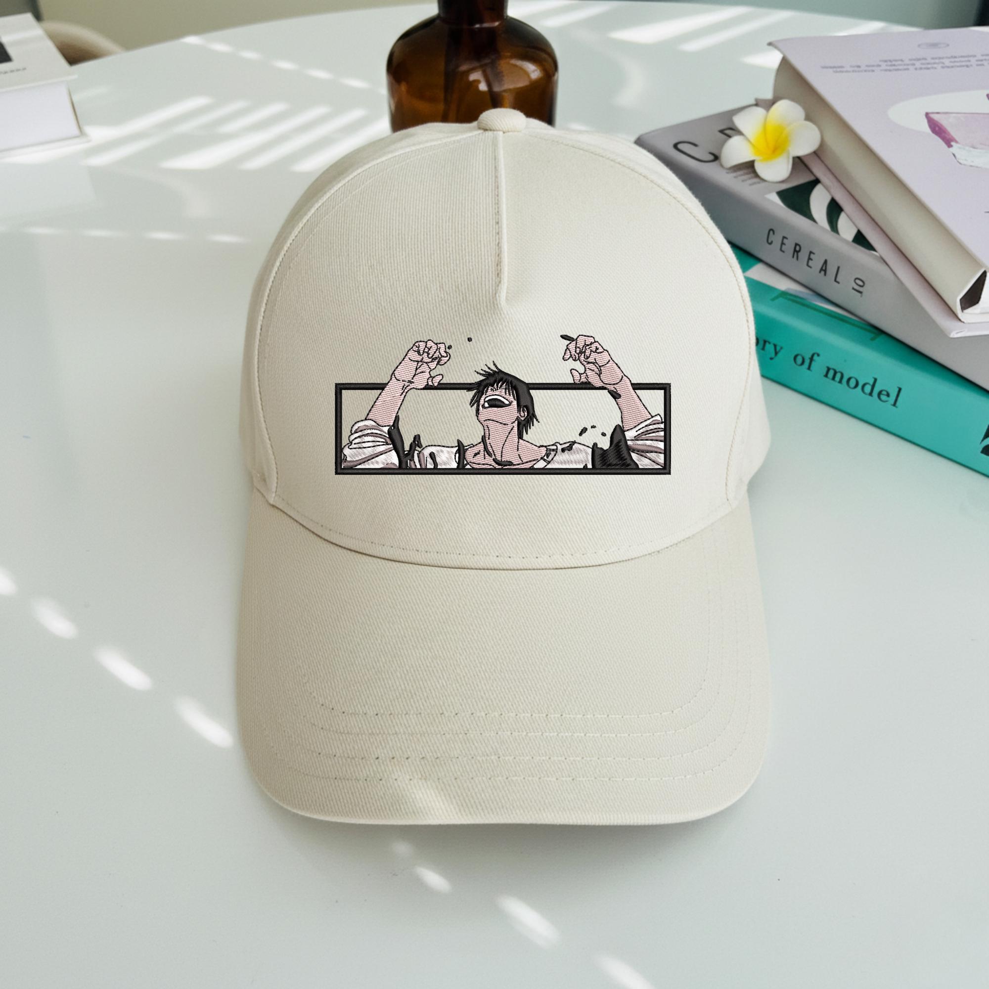 Embroidered Anime Hat, Tenyo Jubaku Cap, Heavenly Restriction Design, Perfect Gifts for JJK Lovers