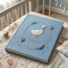 Custom Embroidered Wildflower Journal | Personalized Linen Notebook