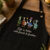 Best Dad Ever Embroidered Apron – Personalized Milestone Year Chef Gift