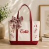 Wedding Bouquet Embroidered Handkerchief – Personalized Bride & Groom Names Keepsake