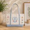 Custom I Need A Diet Coke Embroidered Canvas Tote Bag Funny Ribbon Bow Reusable Grocery DietCoke Lovers
