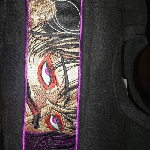 Embroidered Anime Sweatshirt: Blood Manipulation - Piercing Hoodie Gifts For JJK Lovers photo review