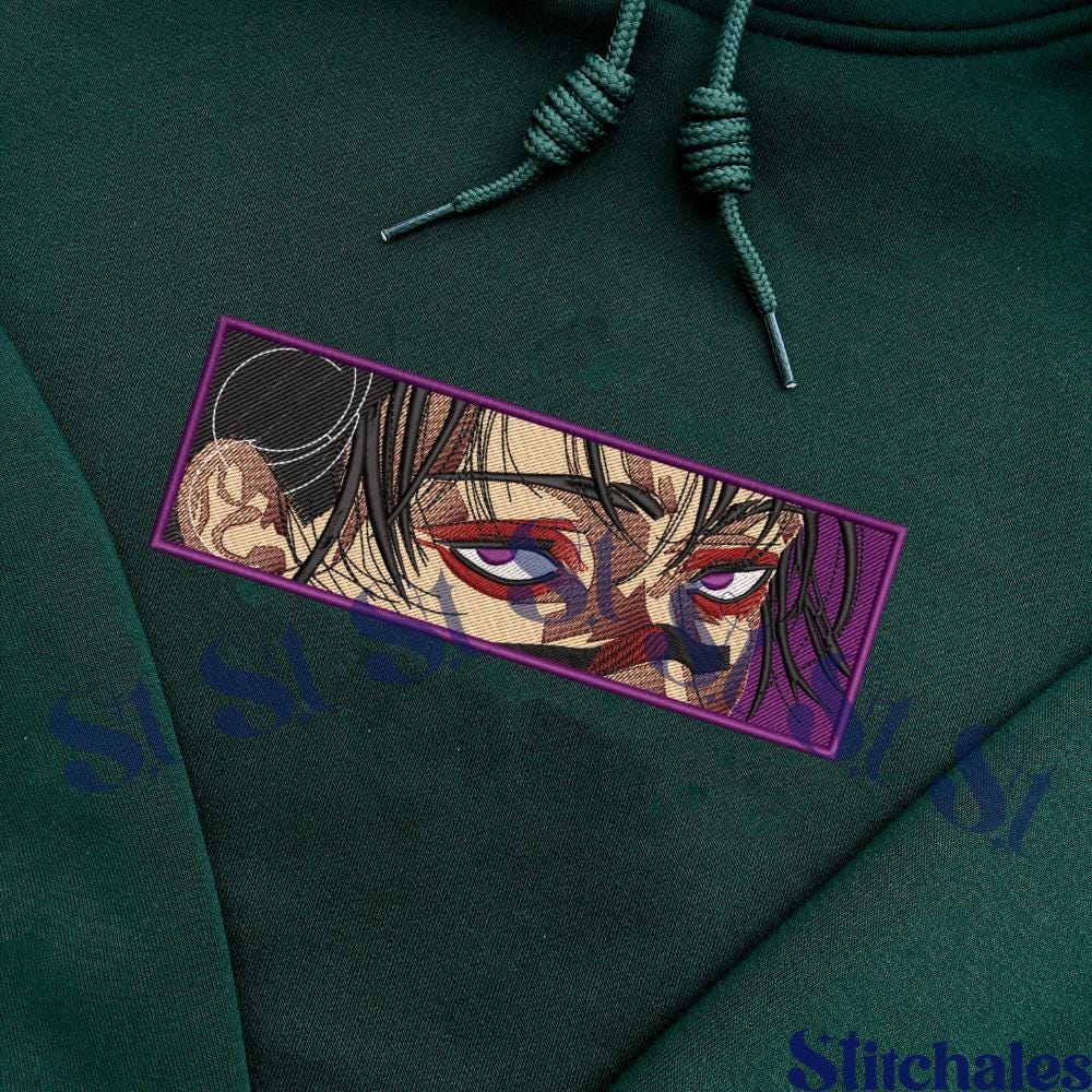 Embroidered Anime Sweatshirt: Blood Manipulation – Piercing Hoodie Gifts For JJK Lovers