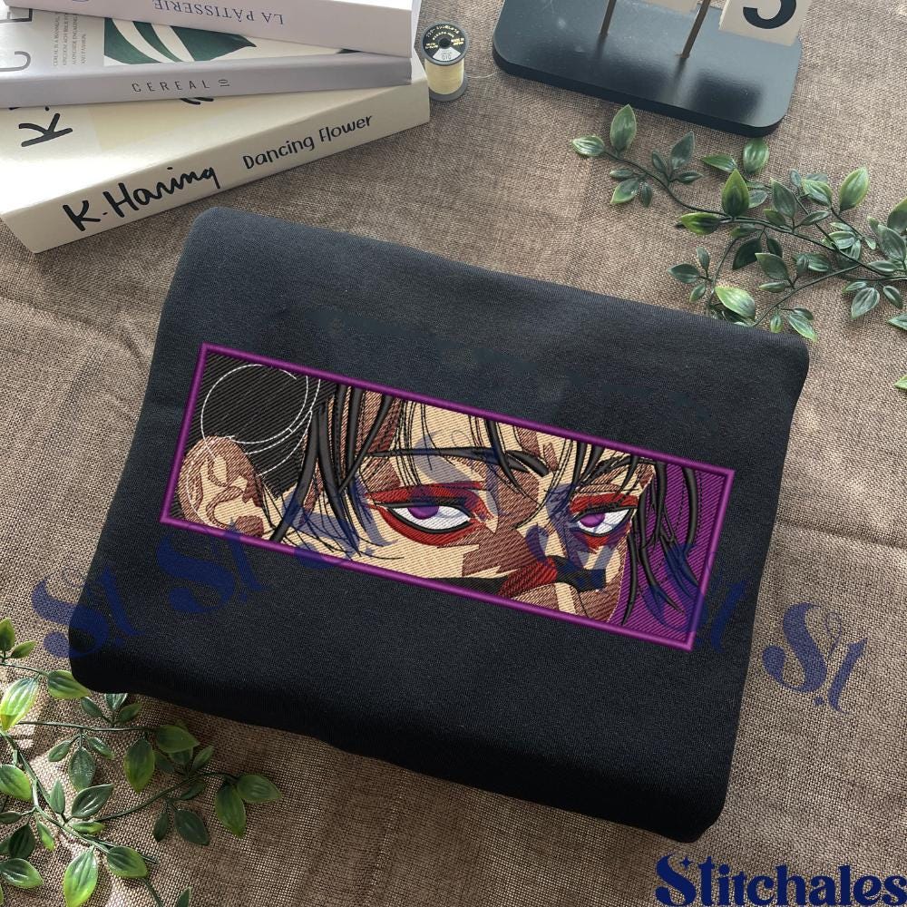Embroidered Anime Sweatshirt: Blood Manipulation – Piercing Hoodie Gifts For JJK Lovers