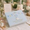Portrait Wedding Venue Embroidered Guest Book – Custom Photo Linen Keepsake Portrait Wedding Venue Embroidered Guest Book – Custom Photo Linen Keepsake
