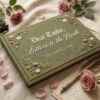 Wedding Venue Embroidered Photo Album – Personalized Names & Date Linen Keepsake Wedding Venue Embroidered Photo Album – Personalized Names & Date Linen Keepsake
