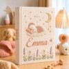 Personalized Embroidered Baby Photo Album – Custom Newborn Keepsake Gift Personalized Embroidered Baby Photo Album – Custom Newborn Keepsake Gift