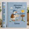 Custom Embroidered Recipe Book – Personalized Kitchen Baking Cookbook