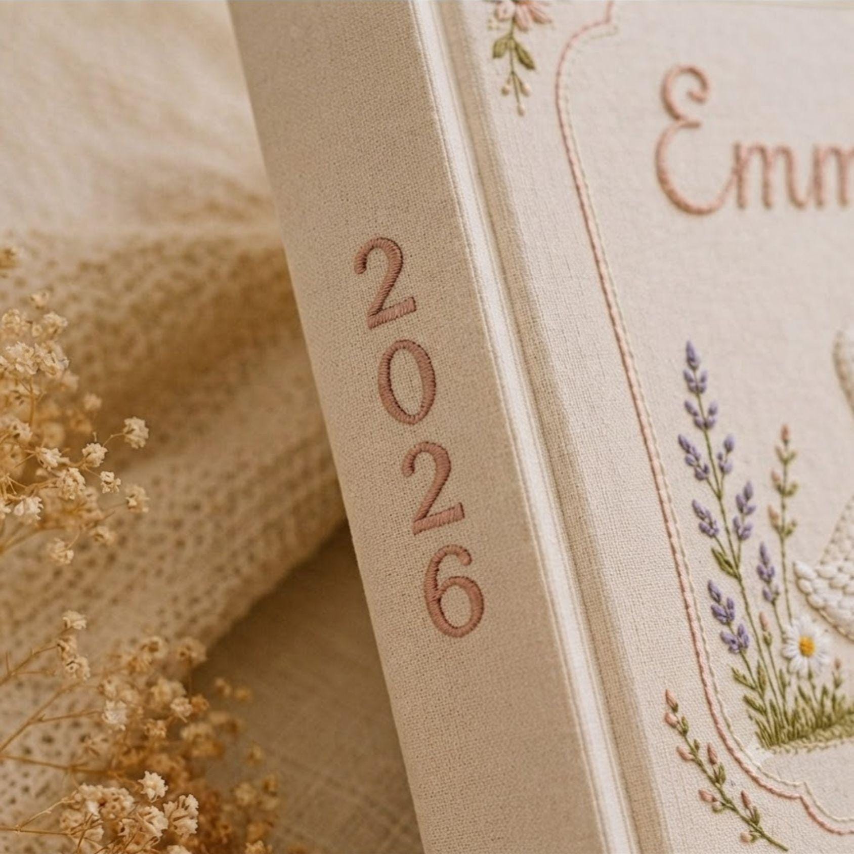 Silly Goose Baby Memory Book – Personalized Embroidered Photo Album Keepsake